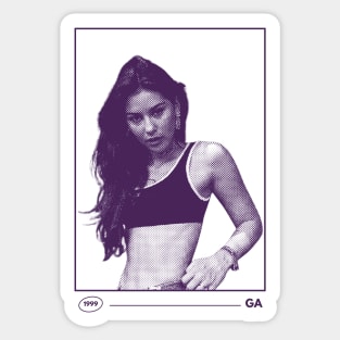 Vintage Gracie Purple Sticker